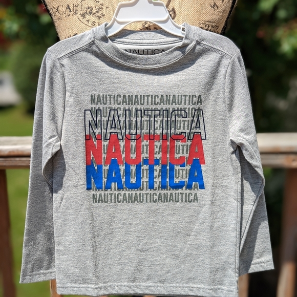 Nautica L/S knit shirt size 4, NWT - Picture 1 of 7